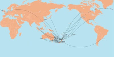 Повітря Нова Зеландія карта